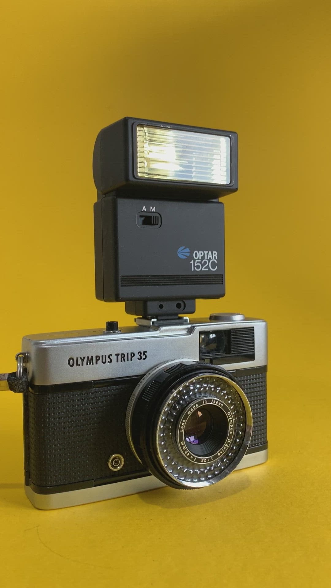 Optar 152C 35mmフィルムカメラ用外部フラッシュユニット