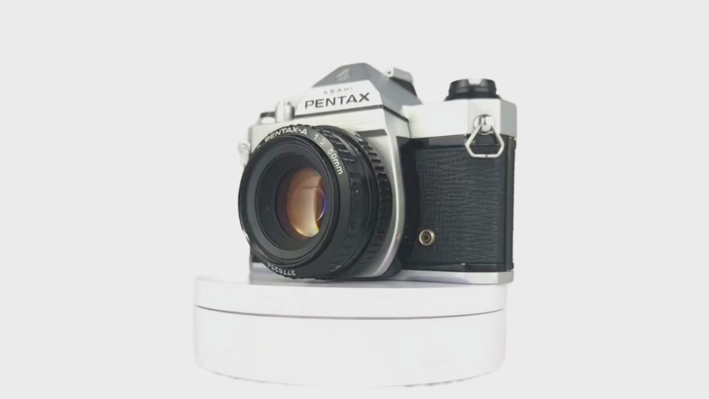 Pentax K1000 Vintage SLR 35mm Film Camera with Pentax f/1.7 50mm Prime Lens - Film Camera Store